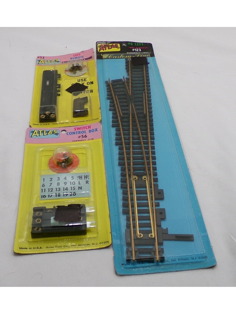 Atlas #123 HO Track Remote Control SWITCH LEFT, NOS (COME WITH EVERYTHING)